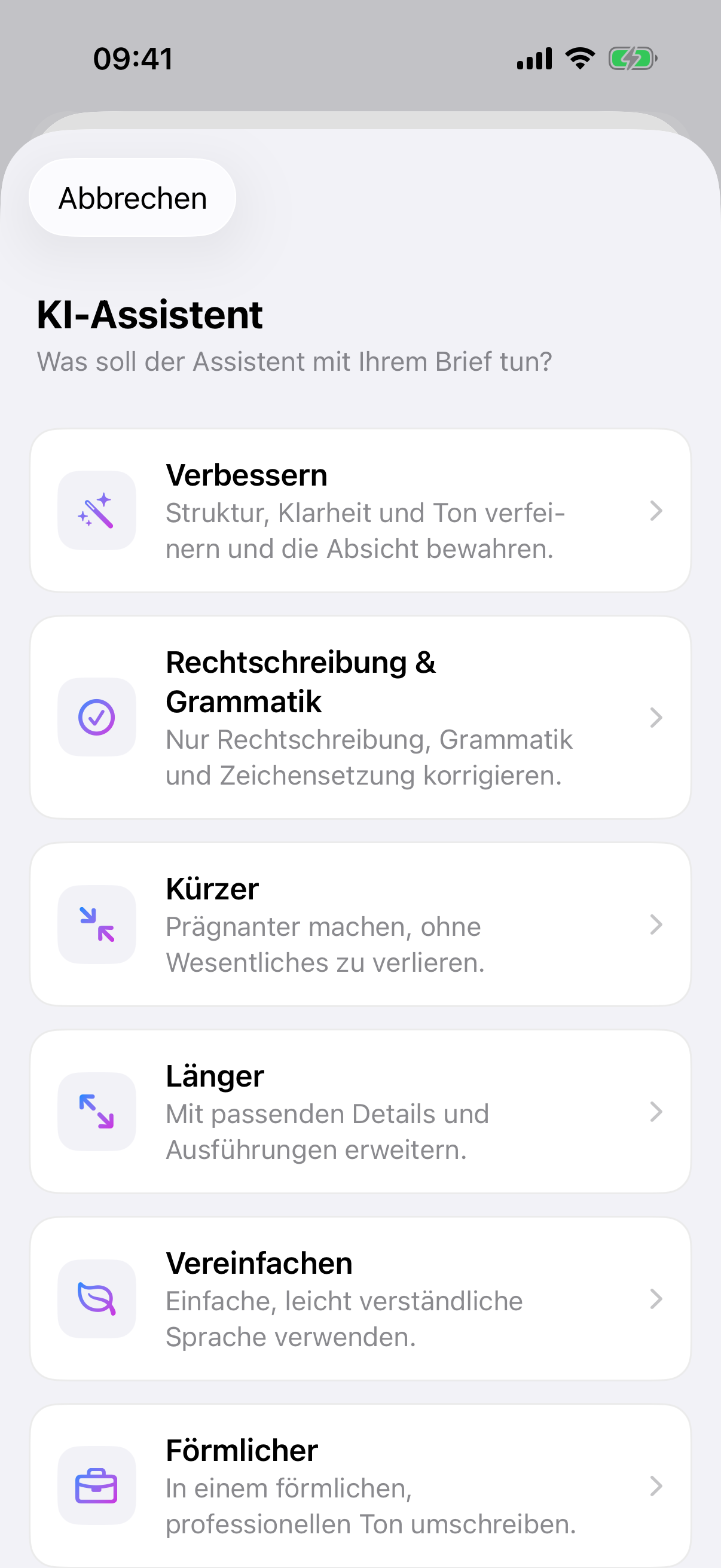 AI-powered letter assistant